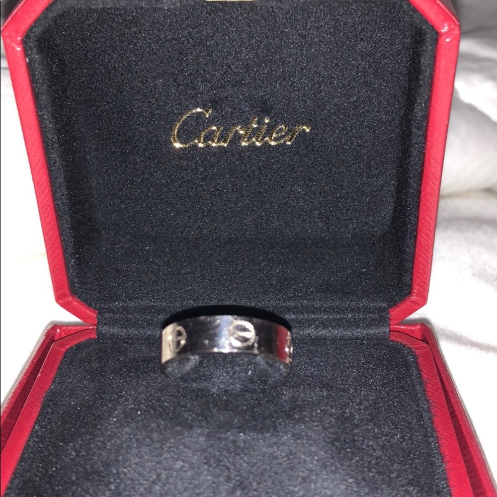Sold! 100% AUTHENTIC CARTIER LOVE RING SZ 57